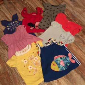 Bundle of girls 5T shirts